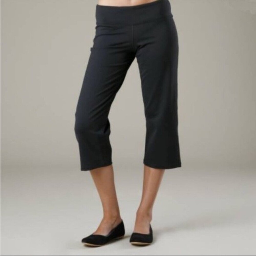 Prana Charcoal Heather Knicker Crop/Capri Yoga Pants in Women's Size Medium